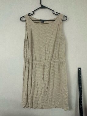 Tommy Hilfiger Women’s Beige Tan Print Sleeveless Mini Dress Size Medium